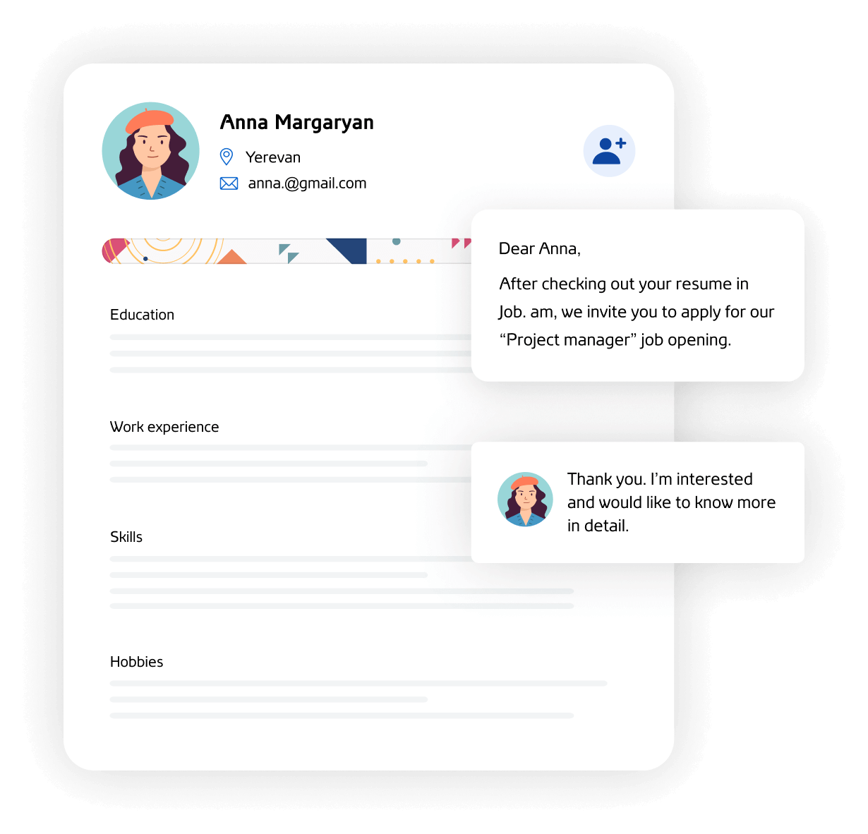 Job invitation